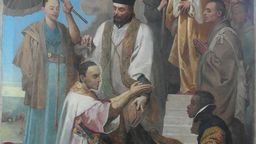 Fragment obrazu J. Buchbindera