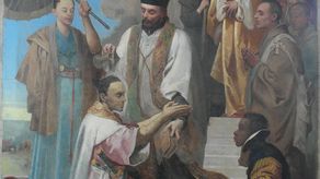 Fragment obrazu J. Buchbindera