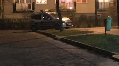 Parkowanie autem Straży Miejskiej 