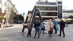 Jedna z prac w ramach Utajone miasto/Otwarte miasto