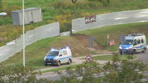 Policja na górkach czechowskich. Zabezpieczali teren znaleziska