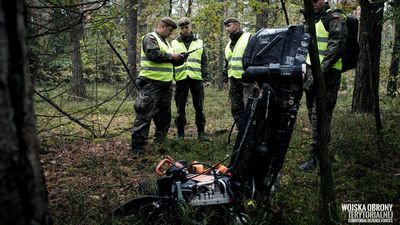 Terytorialsi ćwiczyli w lasach koło Parczewa. Mieli odszukać rozbity samolot
