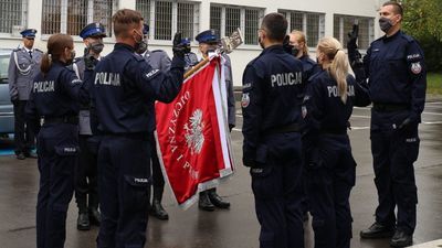 Ślubowanie nowych policjantów w Chełmie