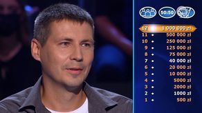 Łukasz Grymuza ma dziś usłyszeć pytanie za milion w Milionerach