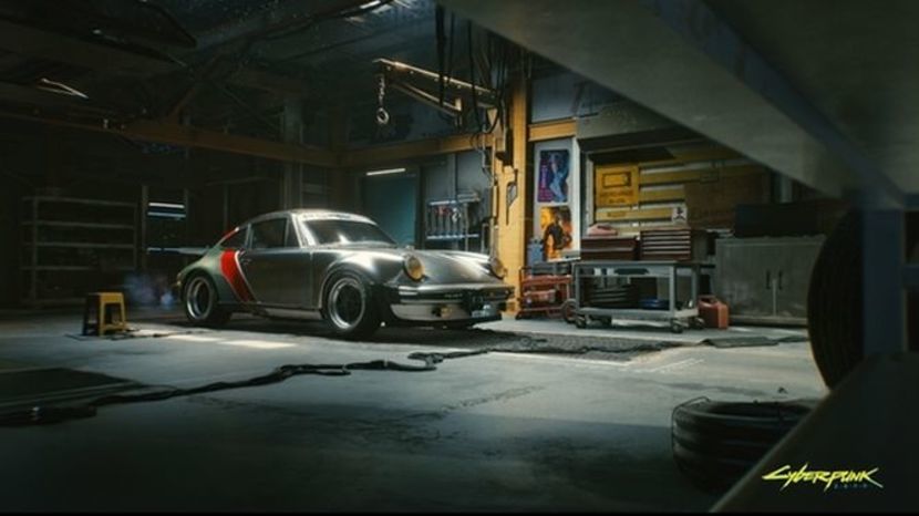 Porsche 911 Turbo w grze Cyberpunk 2077