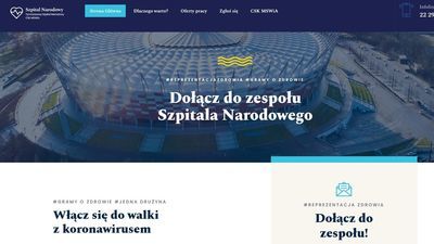 „Nie boisz się nowych wyzwań?”. Tak szukają lekarzy do szpitala na Stadionie Narodowym