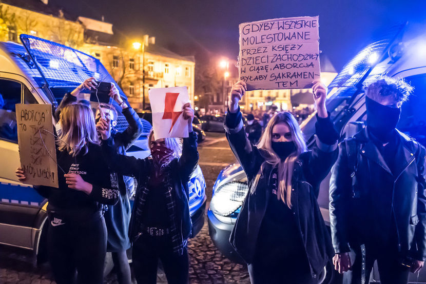 Niedzielny protest w Lublinie