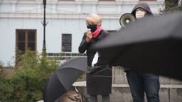 Podczas strajków kobiet w Białej Podlaskiej, zbierane są podpisy pod obywatelską inicjatywą uchwałodawczą 