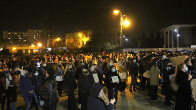 Protest Kobiet w Puławach