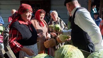 Obieraczki kapuściane w Skansenie