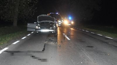 Do wypadku doszło na drodze między miejscowościami Tarnogród i Luchów Górny