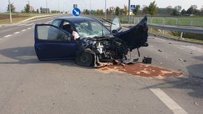 Wypadek w miejscowości Teptiuków