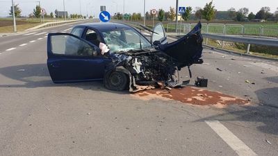 Wypadek w miejscowości Teptiuków