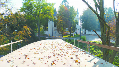 Kładka połączyła dzielnice w Łęcznej