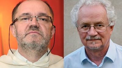 O. Tomasz Dostatni, o. Wacław Oszajca, ks. Alfred Wierzbicki, ks. Andrzej Szostek