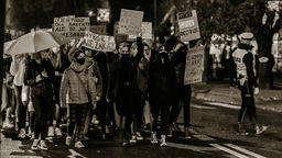 Demonstracja w Opolu Lubelskim w obronie praw kobiet [zdjęcia]