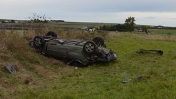 Lubelskie: W aucie, które koziołkowało, było pięciu nastolatków. Jeden z nich nie przeżył