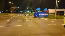 Śmiertelny wypadek w rejonie Dworku Grafa w Lublinie. Nie żyje motorowerzysta