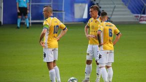 Zawodnicy Motoru Lublin podczas meczu z MKS-em Kalisz