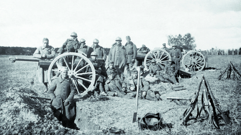 Okolice Stołpców (Nowogródczyzna), październik 1920. Odpoczynek po bitwie niemeńskiej. 