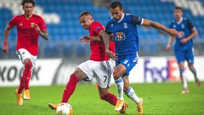 Liga Europy. Lech Poznań postraszył Benfikę Lizbona