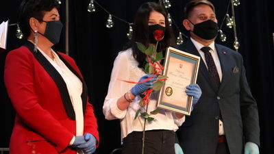 Jedną z nagród otrzymała utalentowana piosenkarka, Iga Pyśkiewicz, uczennica ZSO nr 1 im. KEN w Puławach