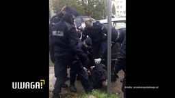 Policjanci z pięciu radiowozów kontra 46-latek bez maseczki. Co naprawdę wydarzyło się podczas interwencji?