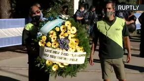 Pogrzeb Diego Maradony. Został pochowany w Ogrodzie Pokoju