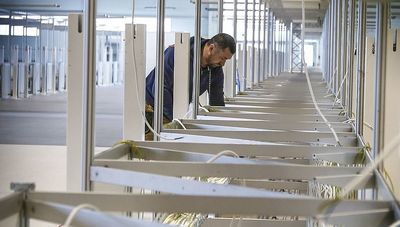 Szpital tymczasowy prawie gotowy. Na początek 50 łóżek dla pacjentów