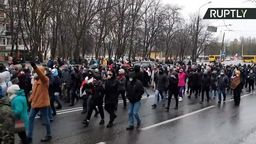 300 osób zatrzymanych podczas antyrządowych manifestacji na Białorusi