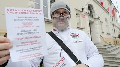 Restauratorzy pikietują i domagają się rządowej pomocy. "Mam na utrzymaniu około 40 pracowników"