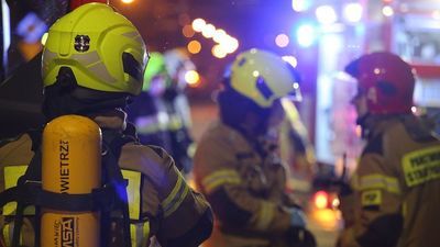 Ogromny pożar w Lublinie. Ściągano posiłki z okolic miasta, wybuchały butle z gazem