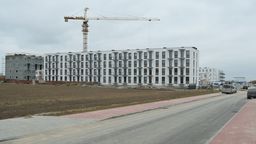 Mieszkanie Plus w Świdniku. Droga gotowa, trwają prace we wnętrzu bloków