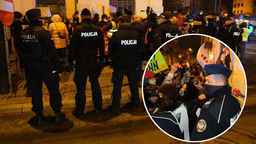 Policja próbowała zablokować protest kobiet w Lublinie. A na końcu znów spisywała uczestników