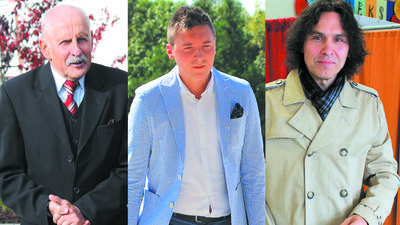 Od lewej: Ignacy Czeżyk - dotychczasowy szef Komisji Rewizyjnej w puławskiej radzie miasta oraz Grzegorz Bińczak i Mariusz Cytryński - nowi zastępcy Haliny Jarząbek, szefowej komisji budżetu i gospodarki