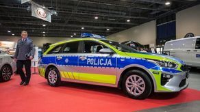 Projekt nowego oznakowania pokazano w 2019 roku na targach policyjnych w Warszawie 