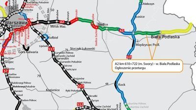 Autostrada coraz bliżej Białej Podlaskiej. Jest kolejny przetarg