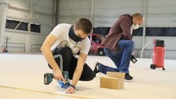 Szpital tymczasowy już powstaje. Zaczęły się prace w Targach Lublin [zdjęcia, wideo]