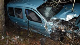 Zgłosił policjantom, że zderzył się z sarną. Jednak zawinił alkohol i nadmierna prędkość