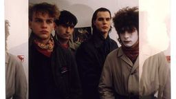 Drugi skład zespołu Siekiera. Od lewej: Zbigniew Musiński, Paweł Młynarczyk, Tomasz Adamski, Dariusz Malinowski