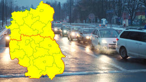 Jeśli nie masz zimowych opon, jutro auto zostaw w domu. Ostrzeżenie pogodowe