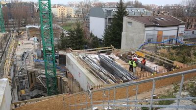 Rozbudowa Szpitala Klinicznego nr 1 w Lublinie. Właśnie trwają najtrudniejsze prace [ZOBACZ]