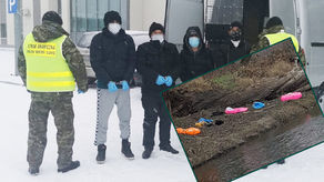 Nocna akcja na granicy. Czterech Turków na kolorowych dmuchańcach dopłynęło do Polski