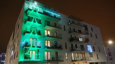 Wielka, zielona, świecąca. Mieszkańcy Lublina ozdabiają swoje domy na święta [DUŻO ZDJĘĆ]