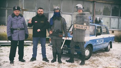 Lubelscy przedsiębiorcy przebrali się za ZOMO i nie jest to rocznica stanu wojennego