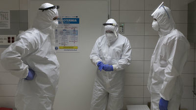 Lubelskie. Cztery powiaty na mapie są w ciemniejszym kolorze. Zmarło 14 osób