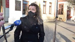 Posłanka Lewicy Monika Pawłowska w Białej Podlaskiej