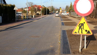 Nowy odcinek ul. Norblina na puławskim osiedlu Włostowice jest już prawie gotowy