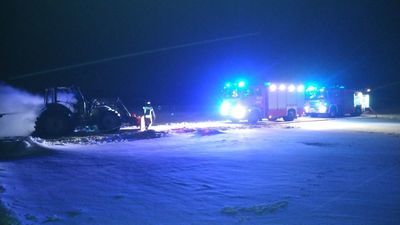 Powiat lubelski. Drogi zasypane? Bo nad ranem palił się pług