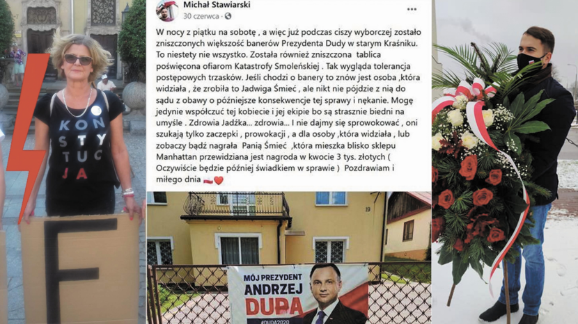 Jadwiga Kmieć, działaczka z Kraśnika, jest przekonana, że wpisy na FB Michała Stawiarskiego dotyczą jej osoby